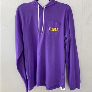NWT LSU Hooded Lightweight Sweatshirt